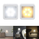 Motion Sensor LED Night Light Smart USB charging Battery Operated  WC Bedside Lamp For Room Hallway Pathway Toilet Home Lighting