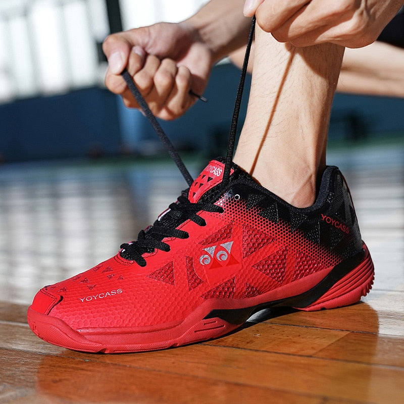 Professional Badminton Shoes Men's and Women's Comfortable Sports Shoes Volleyball Tennis Shoes Breathable Badminton Shoes