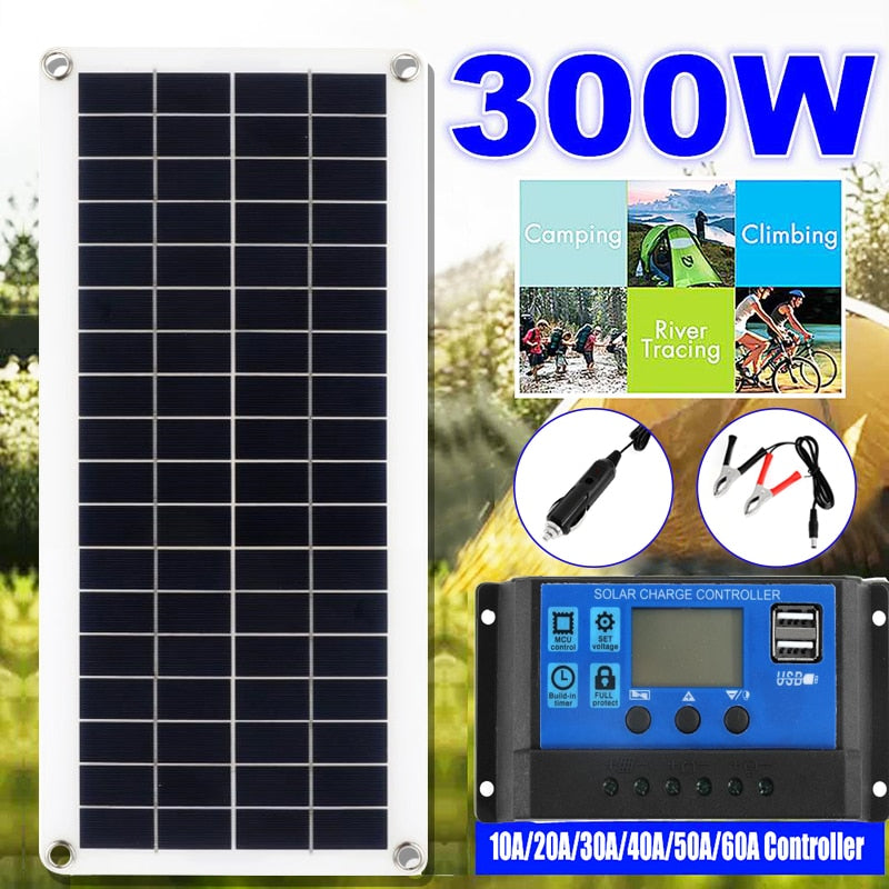 300W 12V Solar Inselanlage Profi Koi