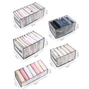 Jeans Storage Boxes Closet Organizer Drawer Divider Boxes T-shirt Storage Box Foldable Underwear Organizers Storage for Clothes