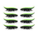 2 In 1 Eyeliner False Eyelashes Sticker Double Eyelid Line Patch Reusable Waterproof Makeup Glitter Shiny Eyeliner Stickers