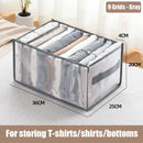 Jeans Storage Boxes Closet Organizer Drawer Divider Boxes T-shirt Storage Box Foldable Underwear Organizers Storage for Clothes