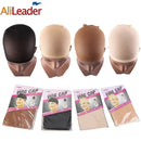 Alileader 2Pcs High Quality Wig Cap Brown Stocking Cap Cosplay Wig Caps Stocking Elastic Liner Mesh For Making Wigs