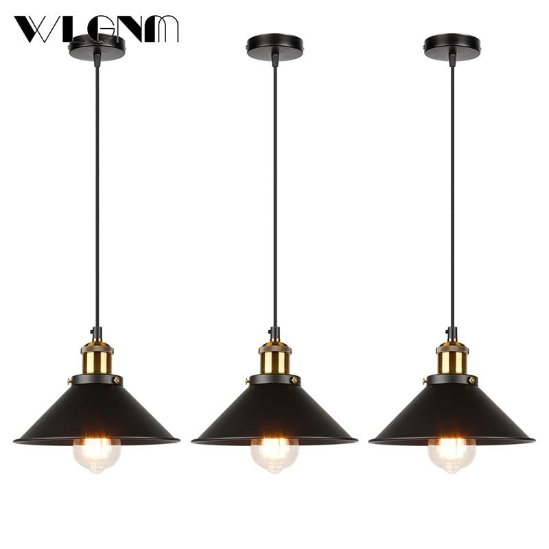 Pendant Light Lamp Lighting Hanging Lamps for Ceiling Retro Industrial Home Decor Lights Fixture