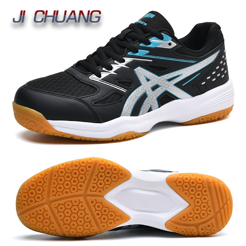 New Brand Male Sport Shoes Mens Badminton Shoes Lightweight Volleyball Sneakers Men Lace Up Breathable Badminton Men's Sneakers