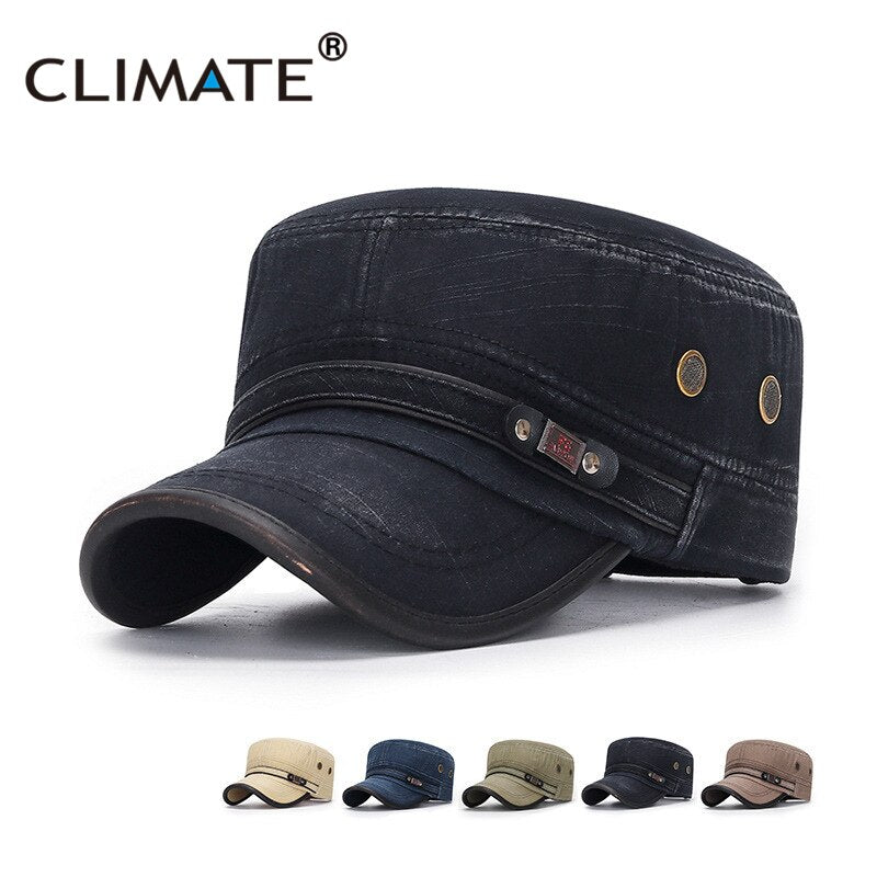 CLIMATE Men Military Army Cap Hat Cap Men Cool Army Simple Military Men Baseball Cap Hat Fishing Hunting Army Hat Caps for Men