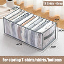 Jeans Storage Boxes Closet Organizer Drawer Divider Boxes T-shirt Storage Box Foldable Underwear Organizers Storage for Clothes