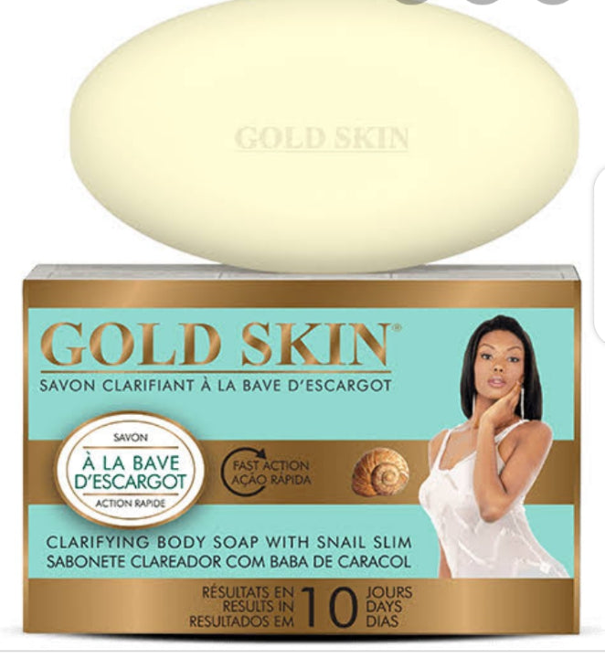 Gold Skin  Soap Snail Slime 180g