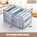 Jeans Storage Boxes Closet Organizer Drawer Divider Boxes T-shirt Storage Box Foldable Underwear Organizers Storage for Clothes