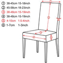 Printed Stretch Chair Cover Big Elastic Seat Chair Covers Office Chair Slipcovers Restaurant Banquet Hotel Home Decoration