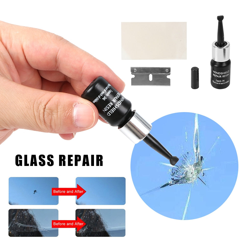 Multipurpose Cracked Glass Repair Kit Car Windshield Nano Repair Liquid DIY Phone  Screen Repair Utensil Scratch Crack Restore