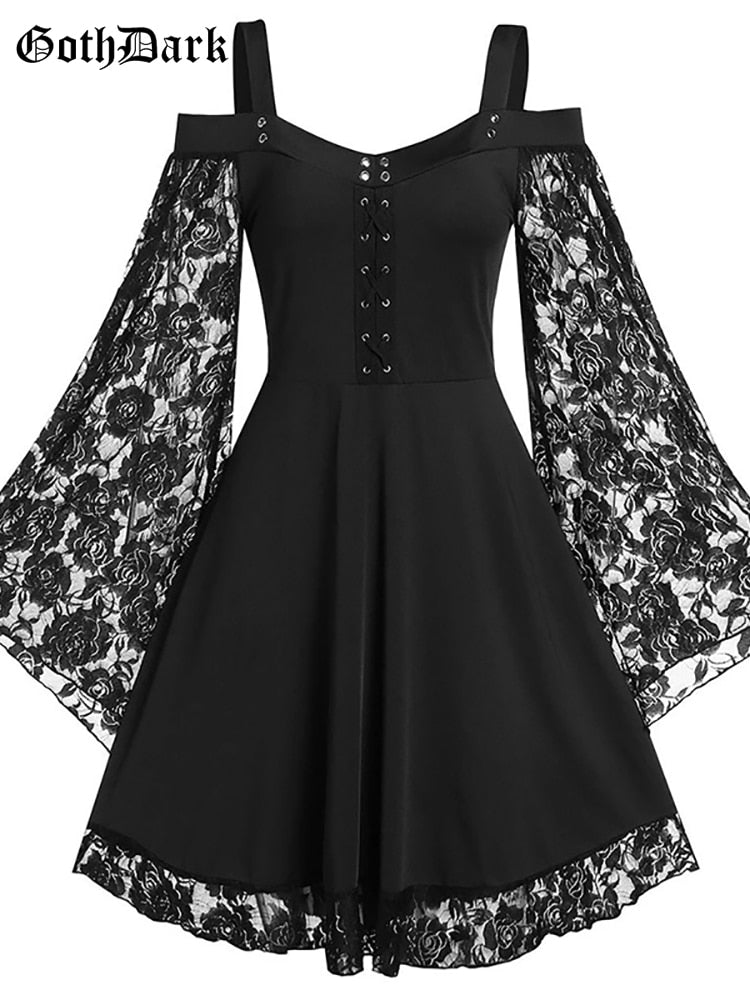 grunge black dress aesthetic Amazon.com: Gothic Clothes Goth Goth Moon Sexy Black Dress Grunge Dark V Neck Aesthetic Vintage Mini Dress Harajuku Long Sleeve Women Autumn Partywear : Clothing, Shoes & Jewelry