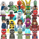 Disney Heroes Blocks Anime Movies Building Blocks Mini Action Toys Figures Assembly Toy Bricks Kids Collection Gift for Children