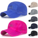 Fashion Folding Hat Quick Drying Ultra-Thin Breathable Baseball Cap For Men Snapback Folding Sport Outdoor Cycling Running Hats