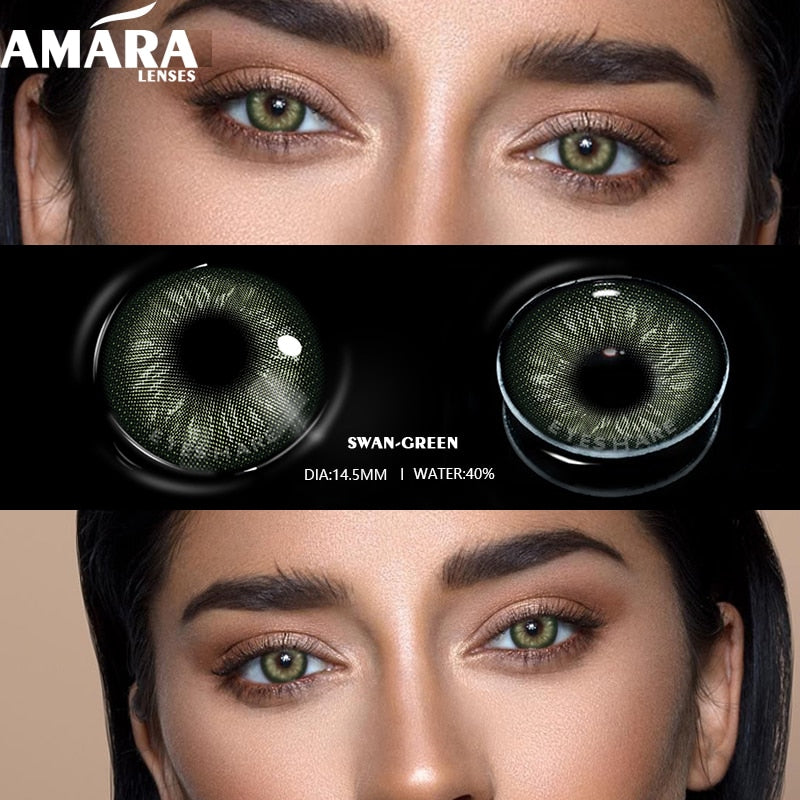 AMARA 1Pair Color Contact Lenses for Eyes OMG Series Soft Contact Lens  Beauty Contact Lenses Eye Cosmetic Color Lens Eyes