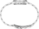 Seiko Women's Japanese Quartz Dress Watch with Stainless Steel Strap, Silver, 5 (Model: SUR413)