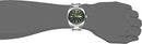 Seiko Men's SNKM97 Analog Green Dial Automatic Silver Stainless Steel Watch