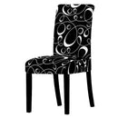 Printed Stretch Chair Cover Big Elastic Seat Chair Covers Office Chair Slipcovers Restaurant Banquet Hotel Home Decoration