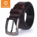 Men high quality genuine leather belt luxury designer belts men cowskin fashion Strap male Jeans for man cowboy free shipping