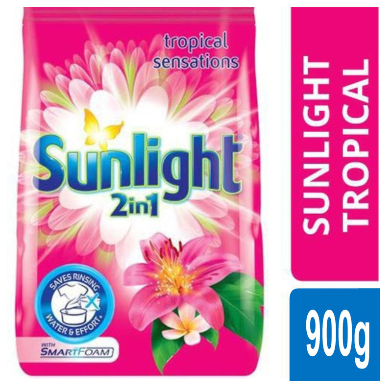 Sunlight 2in1 Hand Washing Detergent Tropical Sensation 900g