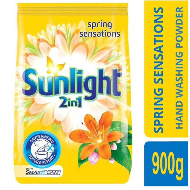 Sunlight 2in1 Hand Washing Detergent Yellow Sensation 900g