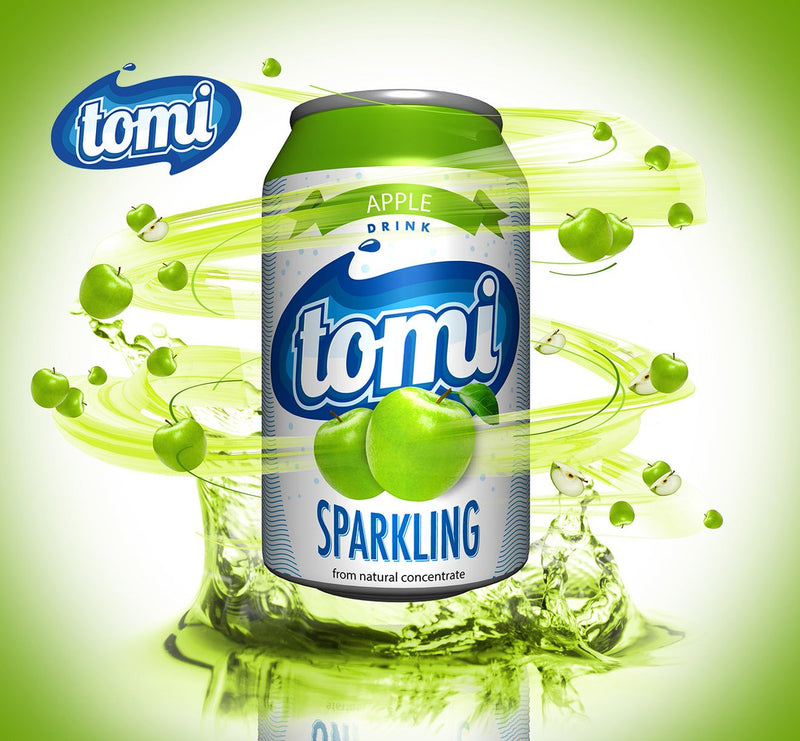 Tomi Sparkling Apple 330ml