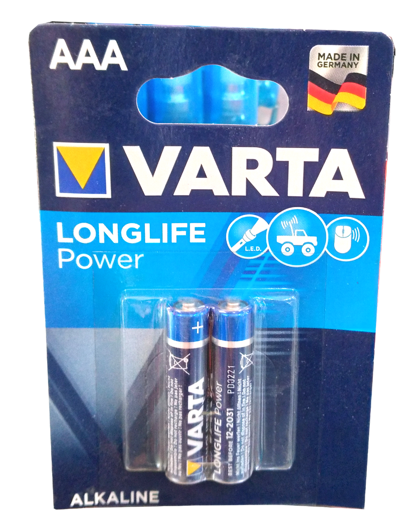 Varta Longlife AAA x2 Battery