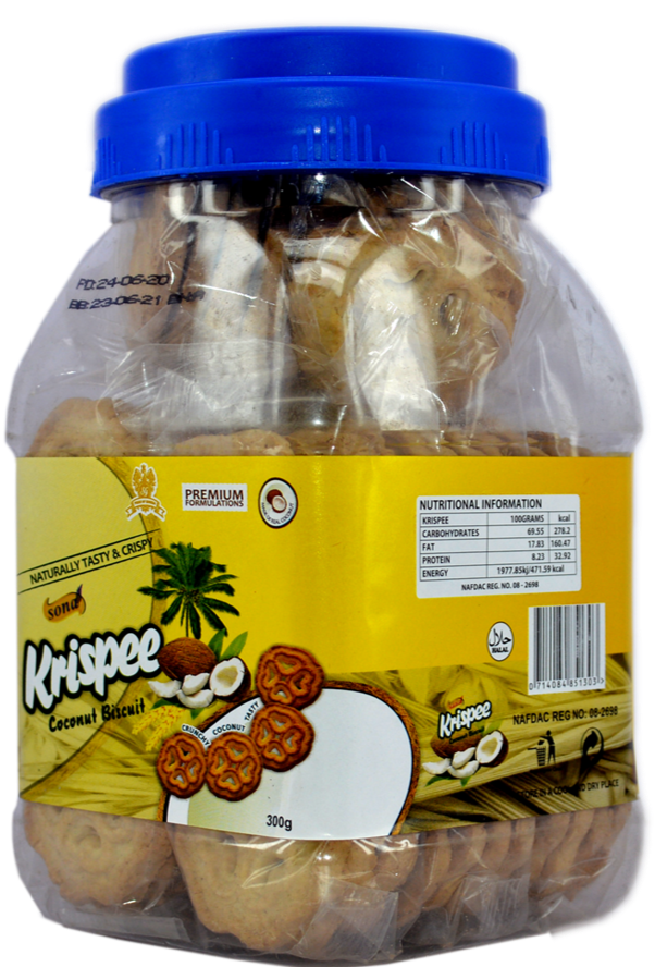 Sona Krispee Coconut Biscuit 300g