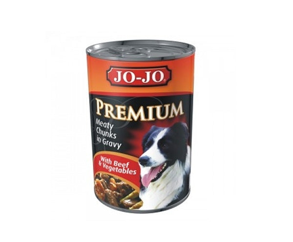 Jo-Jo Premium Dog Food Beef & Veg. 400g