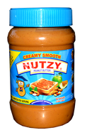 Nutzy Creamy Smooth Peanut Butter 510g