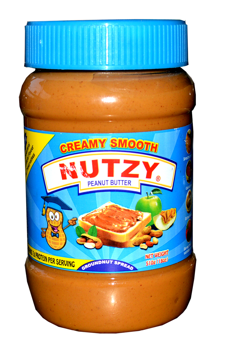 Nutzy Creamy Smooth Peanut Butter 510g