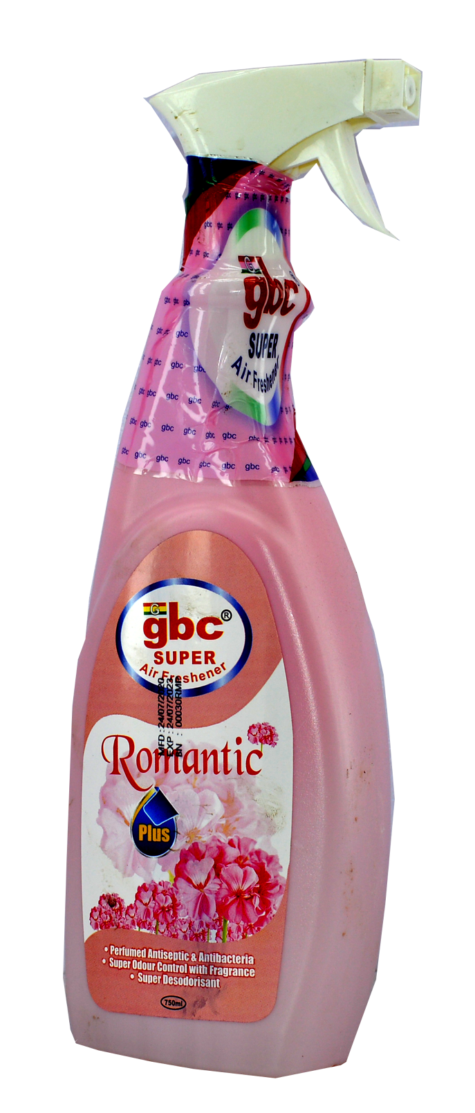 GBC  Plus Air freshener 750ml Romantic