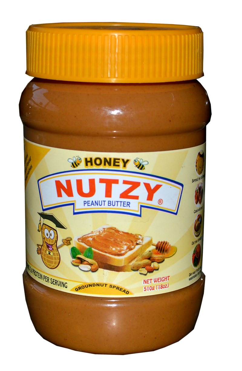 Nutzy Honey Peanut Butter 510g