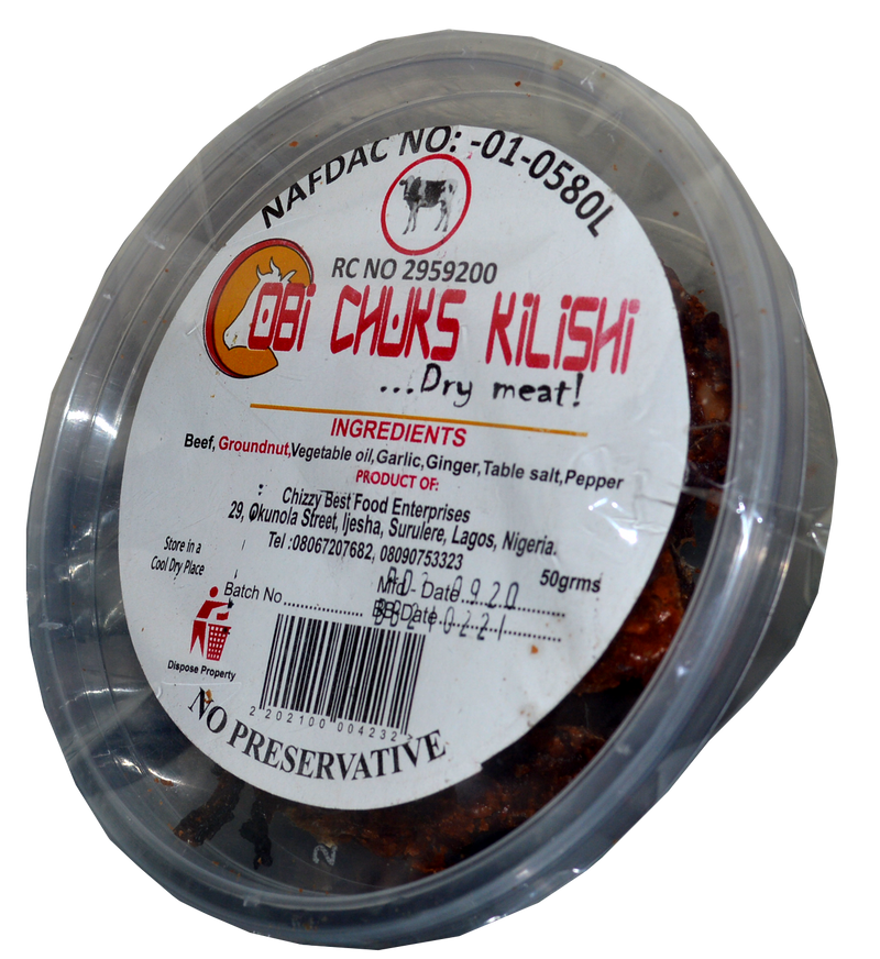 Obi Chuks Kilishi Dry Meat Small