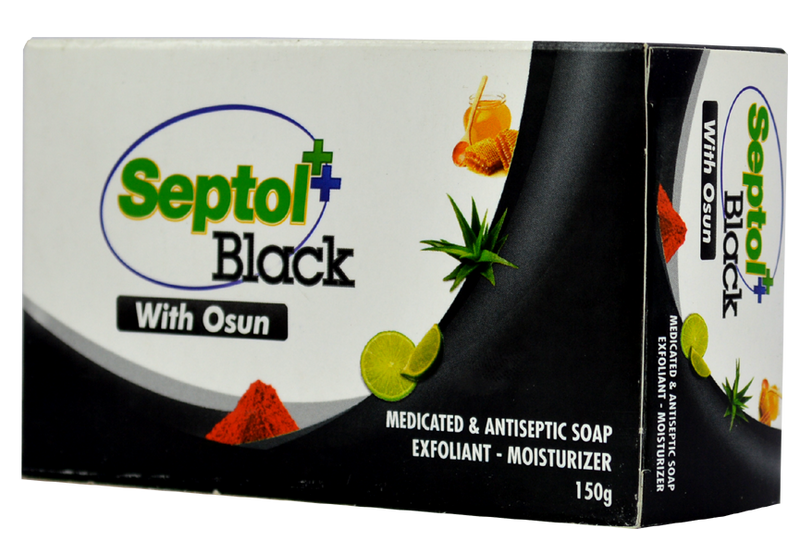 Septol Black Soap with Osun150g