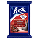 Presto Clean And Go Shoe Wipe x15