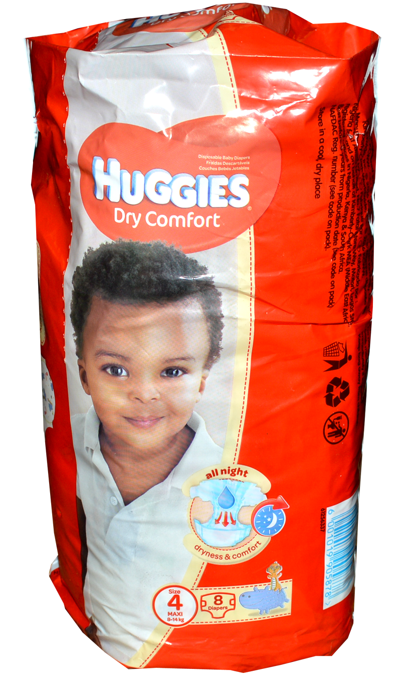 Huggies Dry Comfort Size 3 Disposable Nappies 30 Pack