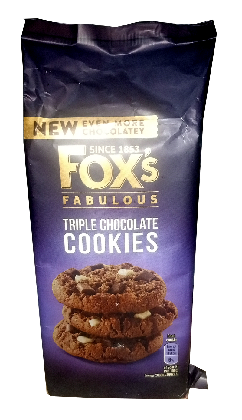 Fox Tripple Chocolate Cookies 180g